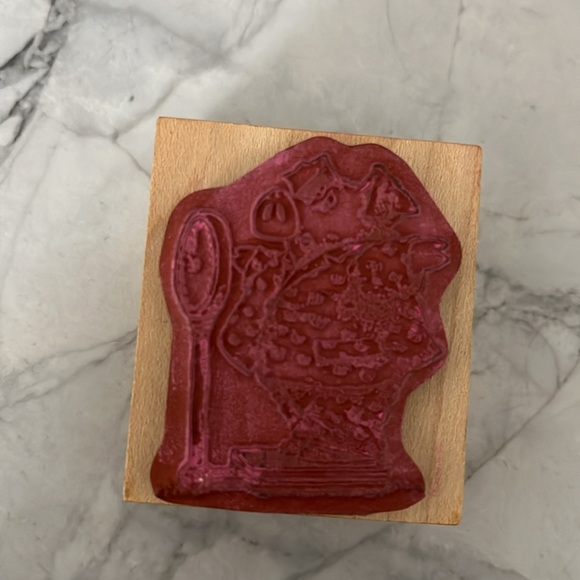 Pair of pig rubber stamps - Picture 3 of 5